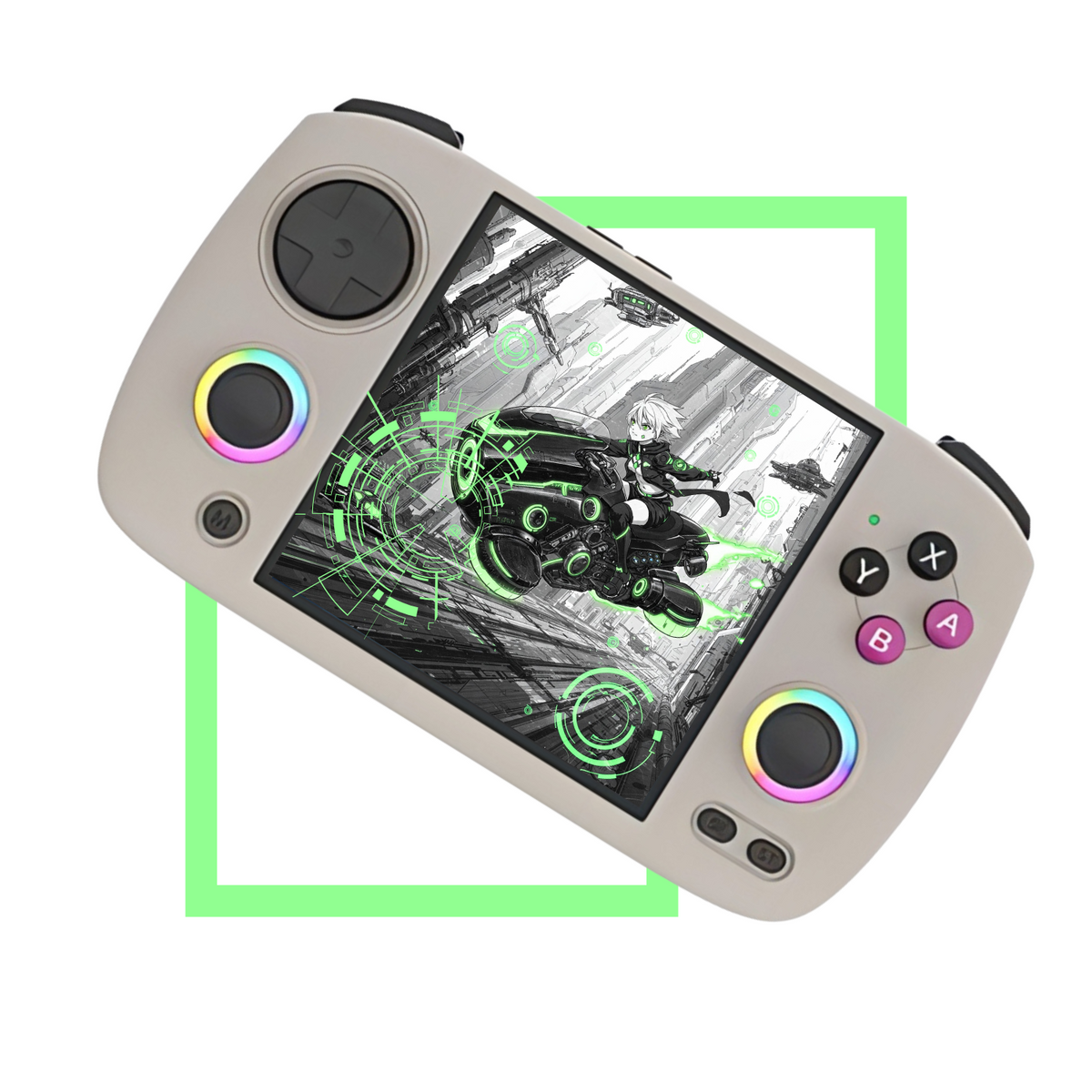 RG CubeXX Console de jeu portable rétro, écran IPS de 3,95 pouces, système Linux, carte TF 64 Go intégrée, jeux 5056, sortie TV HDMI, 5G, WiFi, Bluetooth 4.2 (Noir