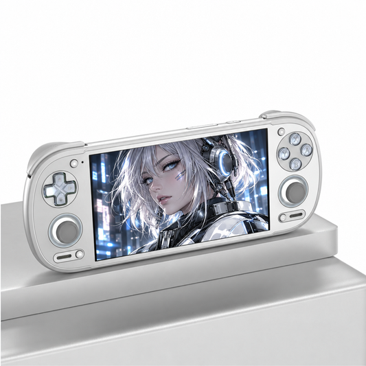 Retroid Pocket 6, coloris Silver, version Dpad Top