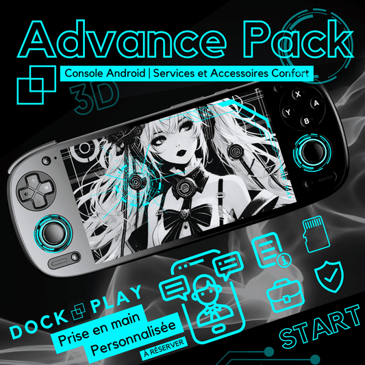 Retroid Pocket Mini | Advance Pack inclus Tutoriel console de jeu