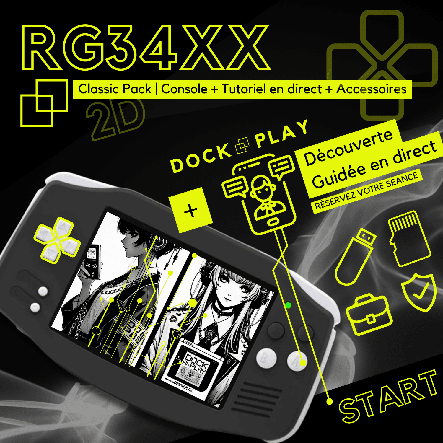 Anbernic RG34XX | Classic Pack Bundle