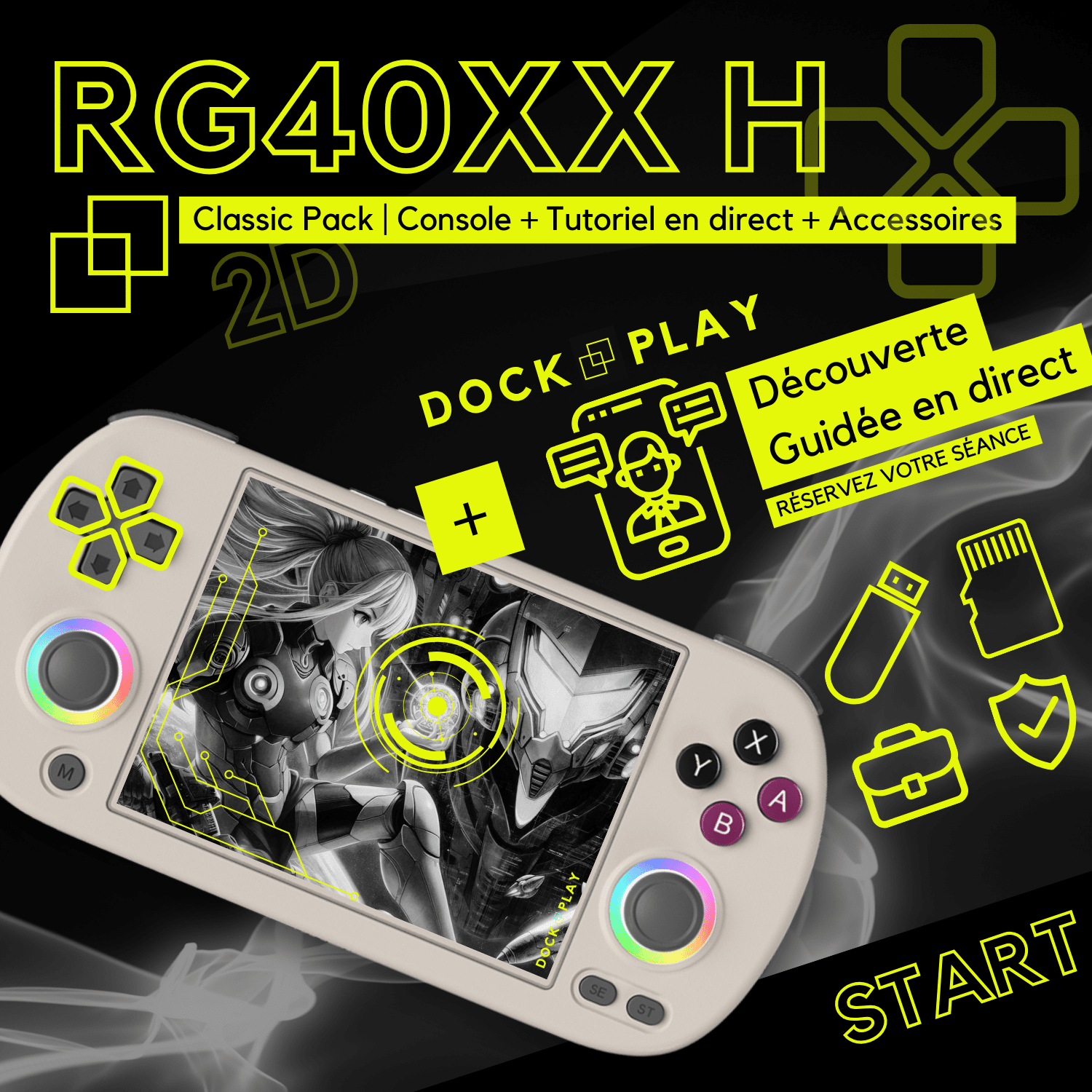 Anbernic RG40XX H | Classic Pack Bundle