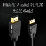 Câble vidéo HDMI - mini HDMI - Vignette | DOCK &amp; PLAY