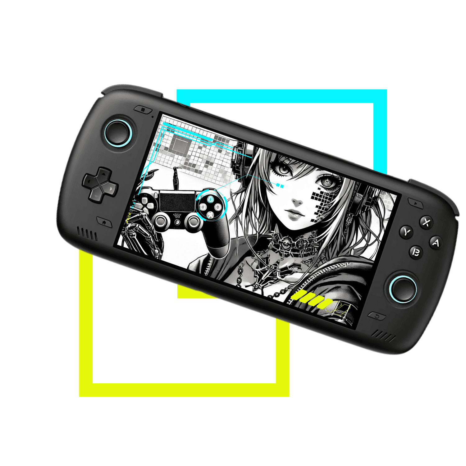 【動作確認済】AYN Odin 2 Base 128GB　ブラック AYN Odin 2 Portal Base Handheld Gaming Console: 7