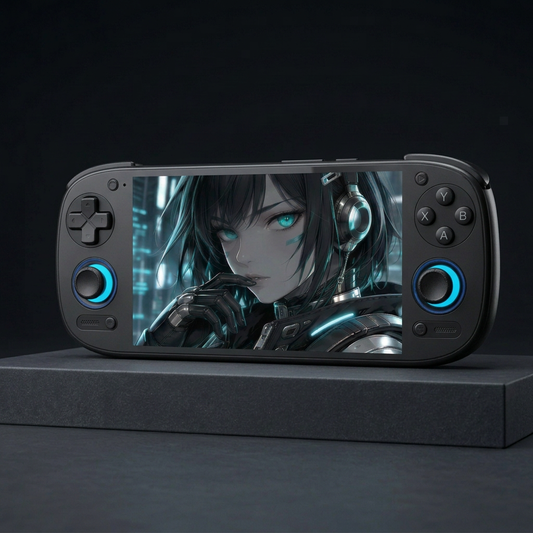 Pack Retroid Pocket 5 sur socle sombre