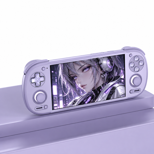 Retroid Pocket 6, coloris violet, version Dpad Top