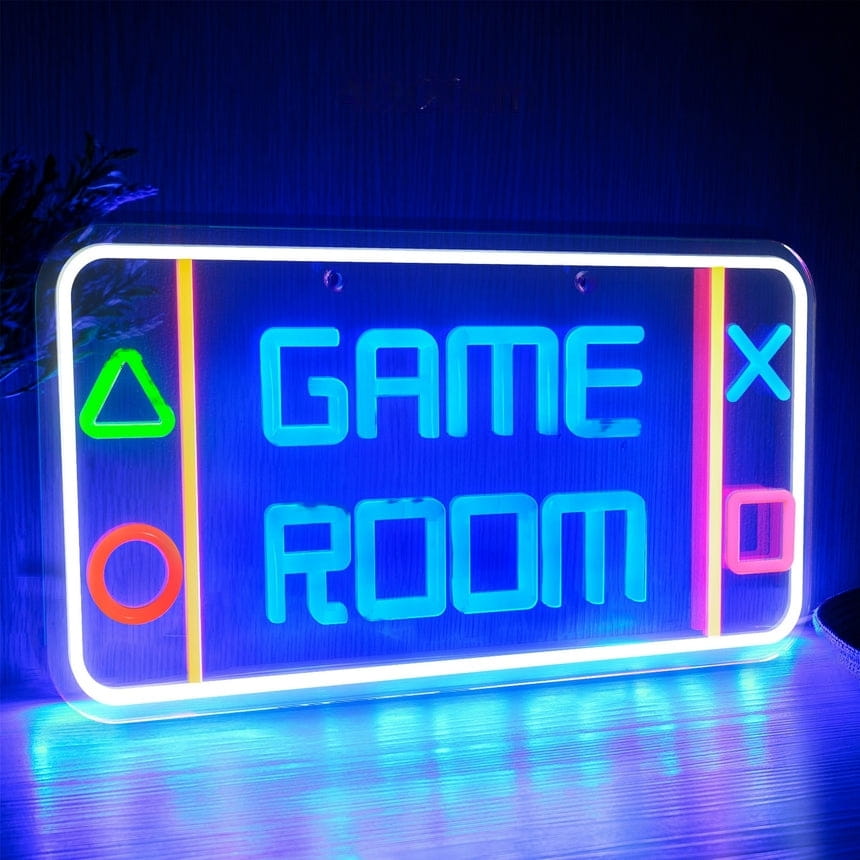 Néon Gaming Room Game Room
