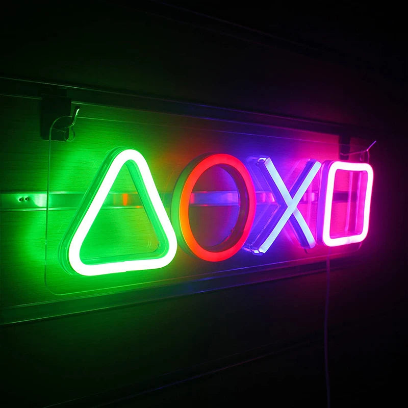 Neon Gaming Room Inspiration Playstation